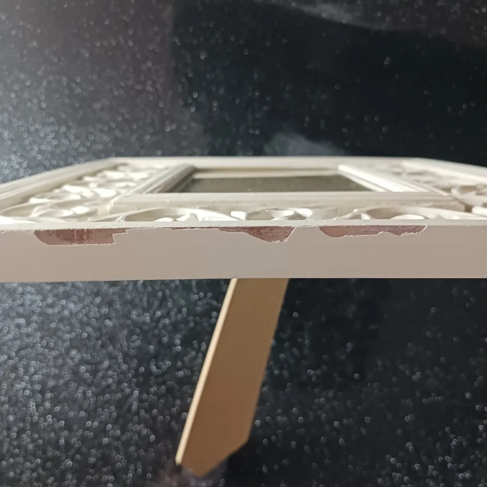 White Filigree Picture Frame. - Picture 6 of 7